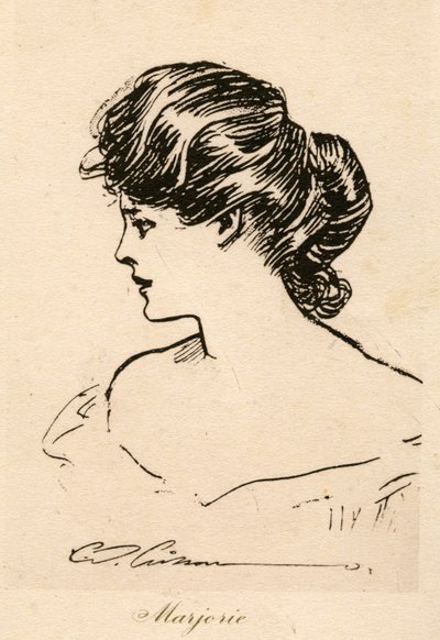 Marjorie, a Gibson Girl by Charles Dana Gibson
